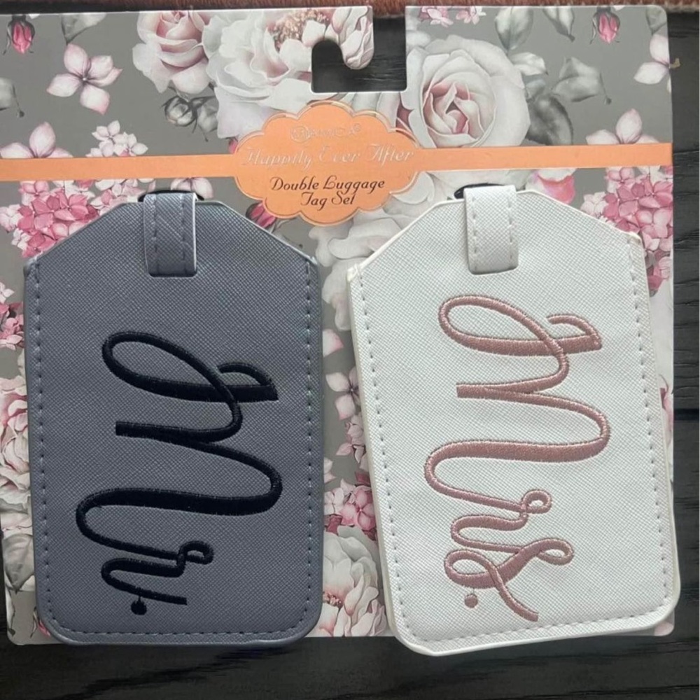 MR + MRS Luggage Tags